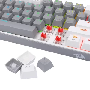 Teclado Redragon Fizz Pro Gris/Blanco Mecánico RGB - Imagen 4
