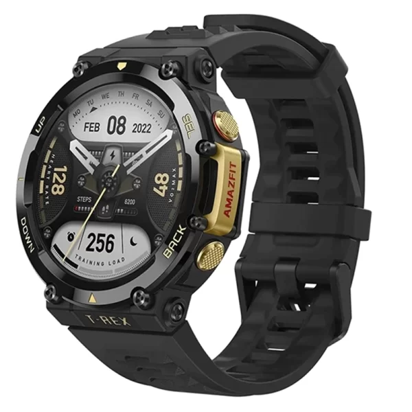 Smartwatch Amazfit T-REX 2 Astro Black & Gold - Thot Computación