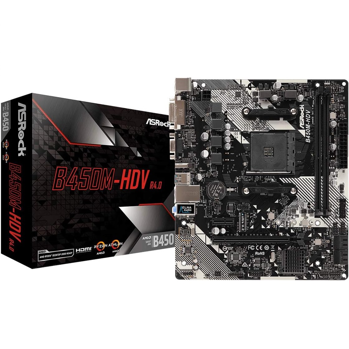 Imagen de Mother ASRock B450M HDV R4.0