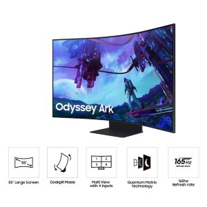 Monitor Samsung Odyssey Ark gen2 55" 4K UHD 165Hz 1Ms - Imagen 3