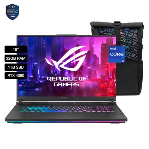 Notebook Gamer ROG STRIX G18 G814JZR-N6121W I9-14900HX/32Gb DDR5/1Tb/RTX4080/18" IPS 240Hz/W11
