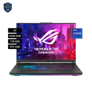 Notebook Gamer ROG STRIX G18 G814JZR-N6121W I9-14900HX/32Gb DDR5/1Tb/RTX4080/18" IPS 240Hz/W11