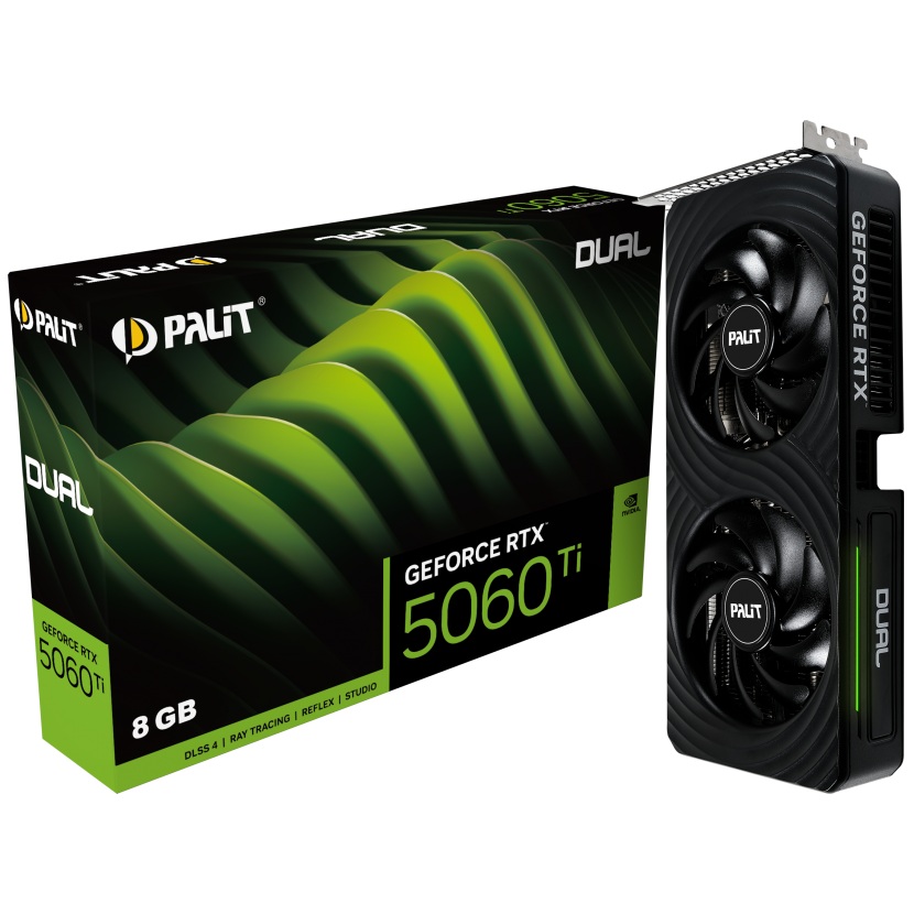 Imagen de GPU Palit Geforce RTX5060 Ti Dual 8Gb GDDR7