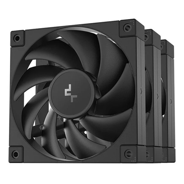 Fan DeepCool FD12 120mm Negro Kit x 3
