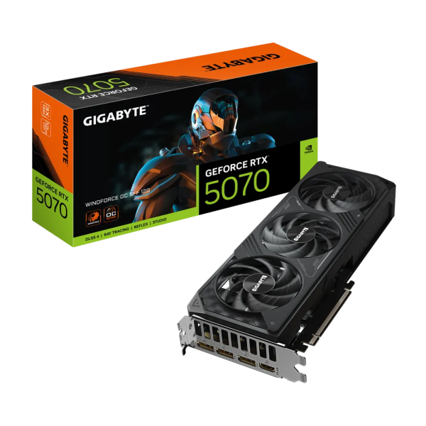 GPU Gigabyte GeForce RTX 5070 Windforce OC SFF 12GB GPU Gigabyte GeForce RTX 5070 Windforce OC SFF 12GB