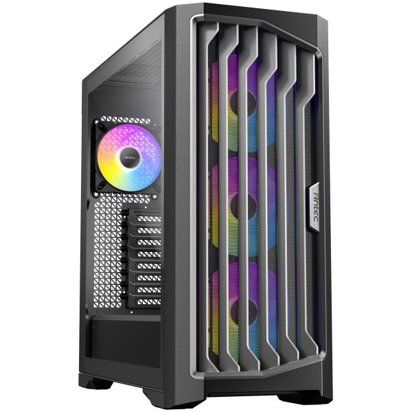 Gabinete Antec Performance 1FT Black ARGB E-ATX - Cristal Templado - 3 fanes frontales 140mm + fan trasero 120mm