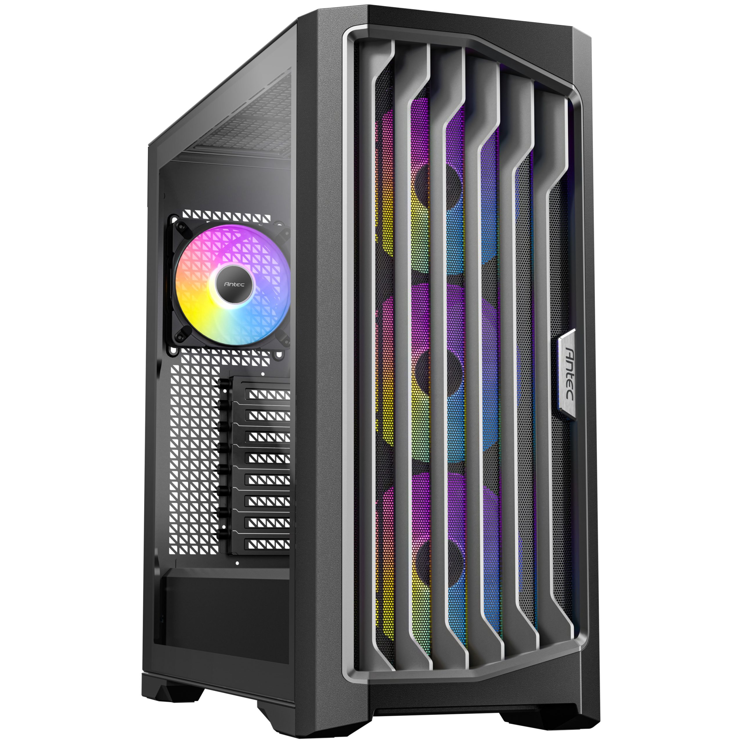 Imagen de Gabinete Antec Performance 1FT Black ARGB ATX – Cristal Templado – 3 fanes frontales 140mm + fan trasero 120mm