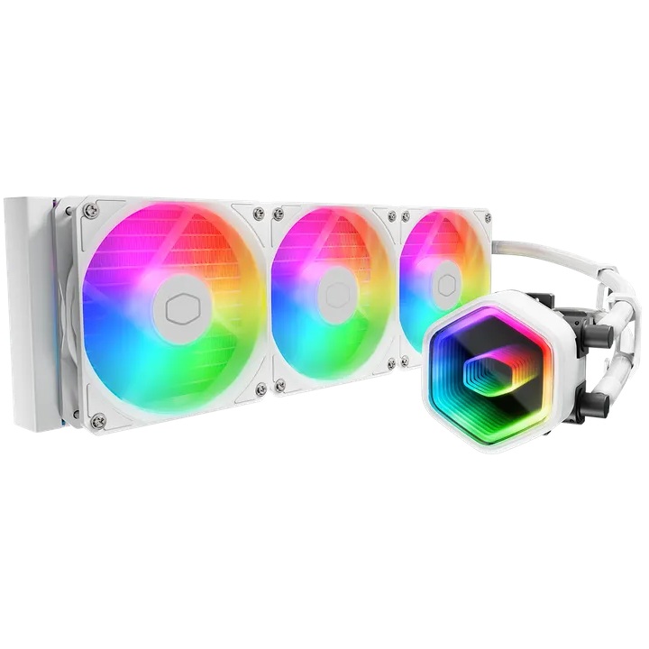 Imagen de Watercooling CoolerMaster Masterliquid 360 Core II ARGB White