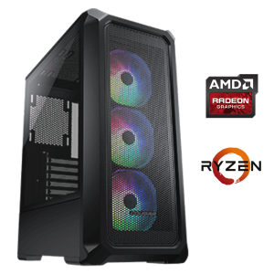 Equipo AMD Ryzen 5 7600 Full Gamer – 16gb DDR5 – SSD – RX9600XT 8Gb