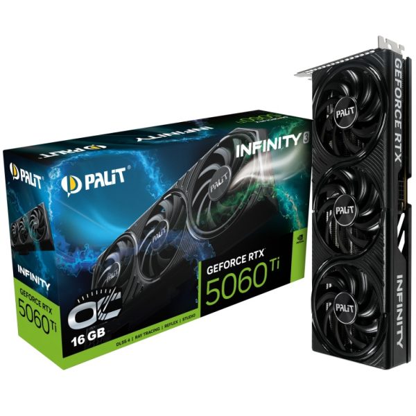 GPU Palit Geforce RTX5060 Ti INFINITY 3 16Gb GDDR7 GPU Palit Geforce RTX5060 Ti INFINITY 3 16Gb GDDR7