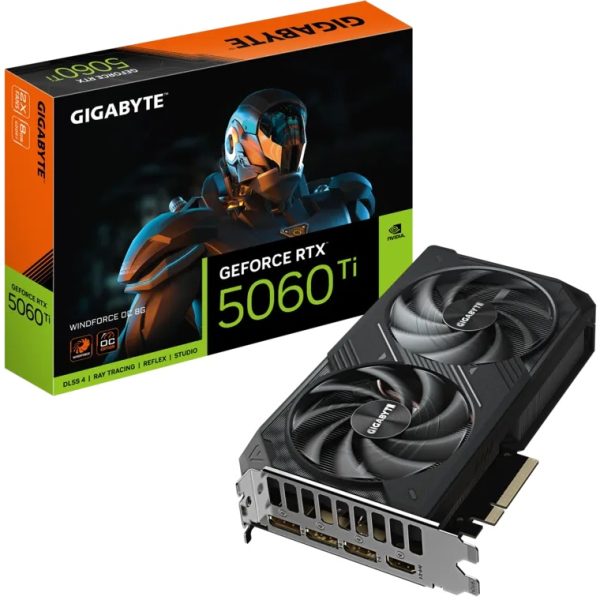 GPU Gigabyte GeForce RTX5060 TI Windforce OC 8Gb GPU Gigabyte GeForce RTX5060 TI Windforce OC 8Gb