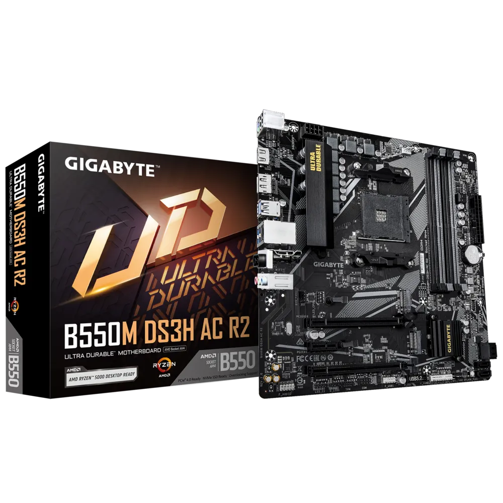 Imagen de Mother Gigabyte B550M DS3H AC R2
