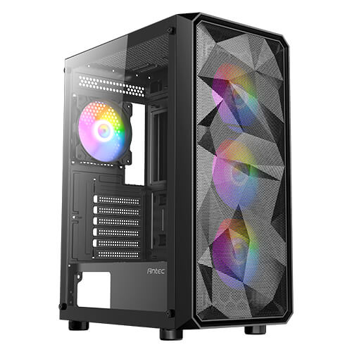 Gabinete Antec AX83 ARGB - 4 fanes - Cristal templado