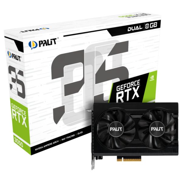 GPU Palit GeForce RTX3050 Dual 8GB DDR6 GPU Palit GeForce RTX3050 Dual 8GB DDR6