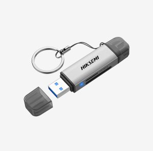 Lector de tarjetas SD Hiksemi CR01 USB C/USB A