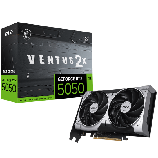 GPU MSI GeForce RTX 5050 Ventus 2X OC 8GB