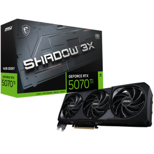 GPU MSI GeForce RTX 5070Ti Shadow 3X OC 16GB