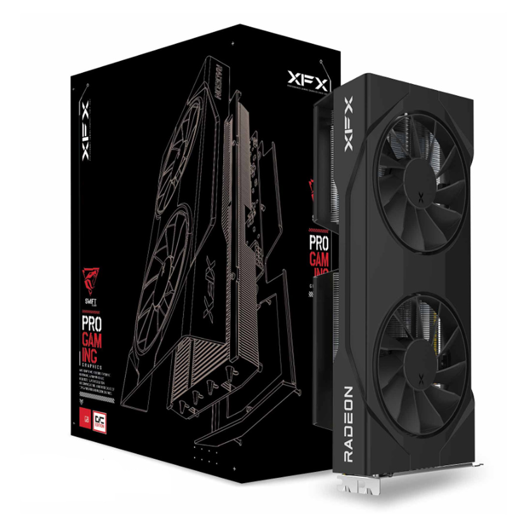 Imagen de GPU XFX Radeon RX9060 XT Swift Dual 16Gb
