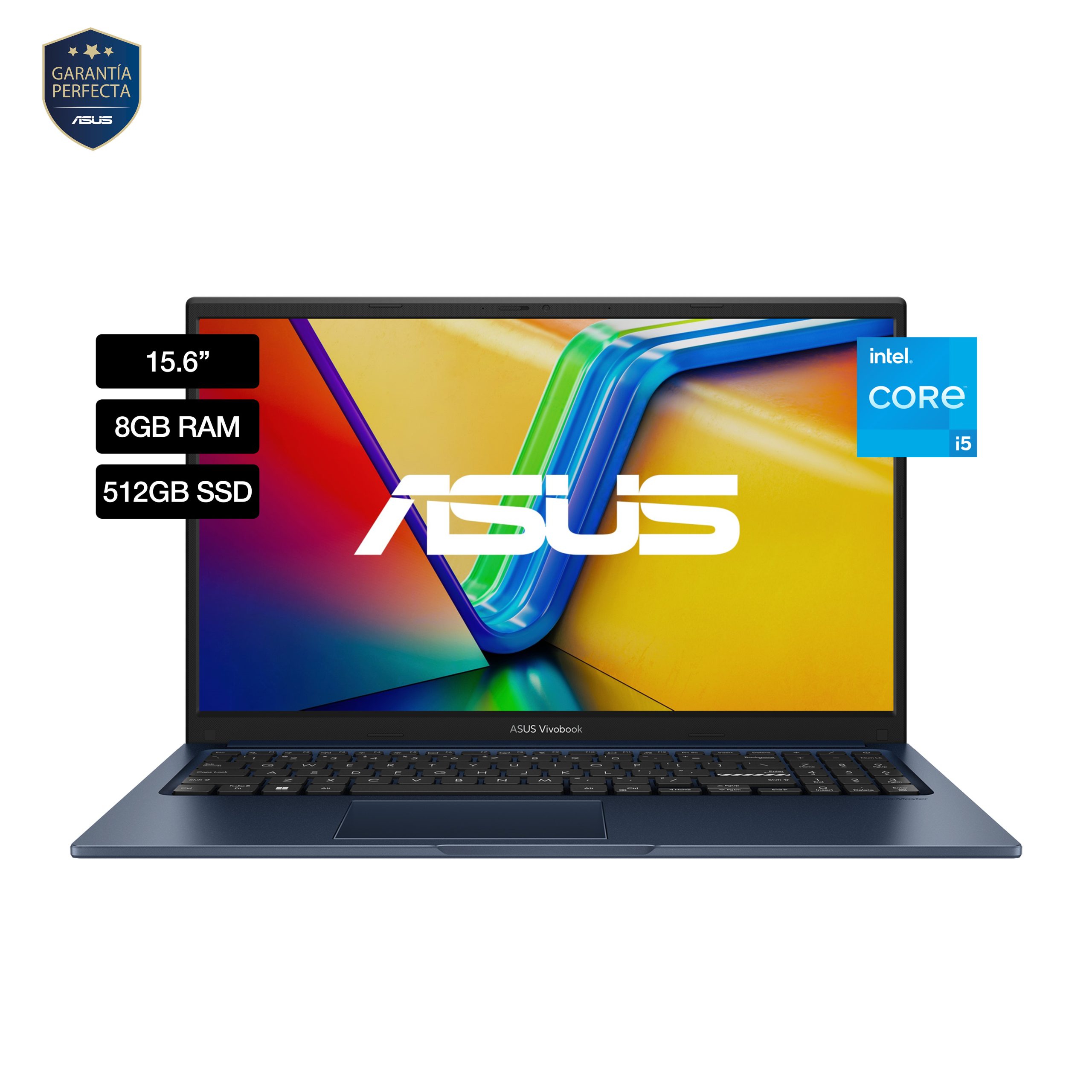 Imagen de Notebook ASUS VIVOBOOK X1504VA-BQ598W Core 5 120U/8Gb/512Gb PCIe/15,6′′/W11
