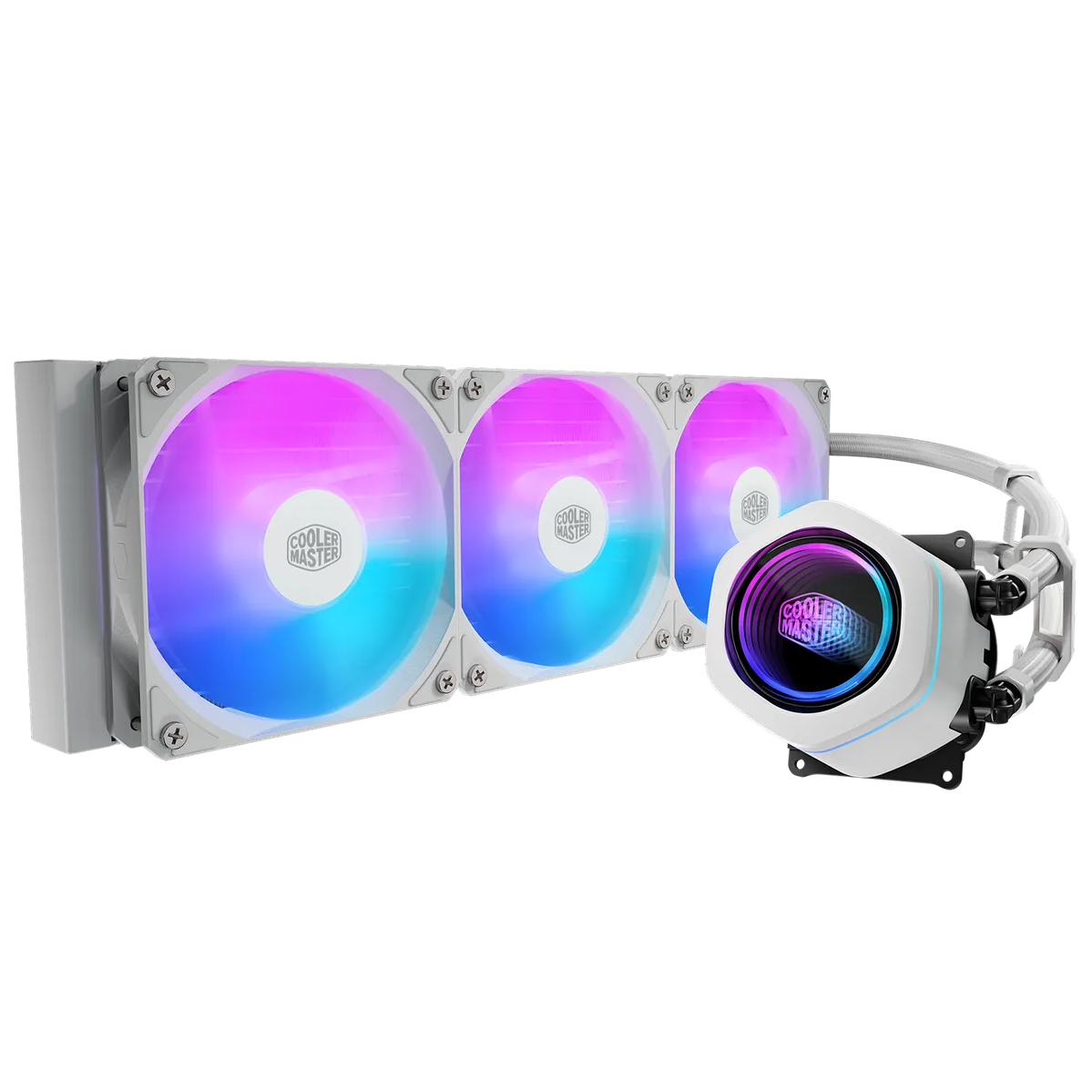 Imagen de Watercooling Cooler Master Liquid Core Nex 360 ARGB White