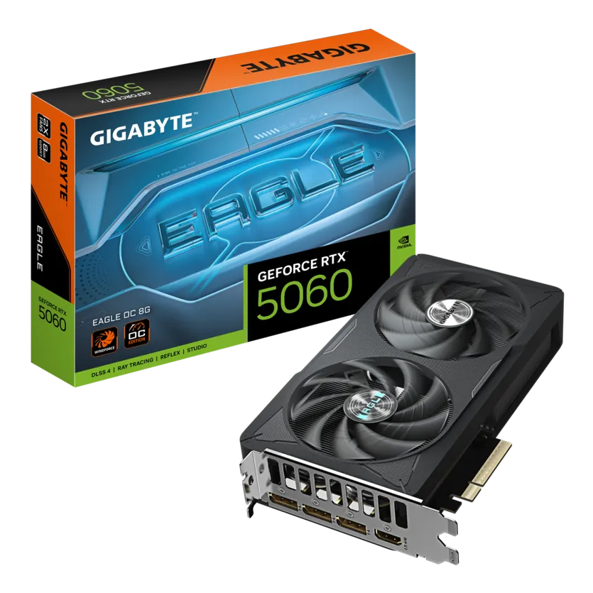 Imagen de GPU Gigabyte GeForce RTX5060 Eagle OC 8Gb
