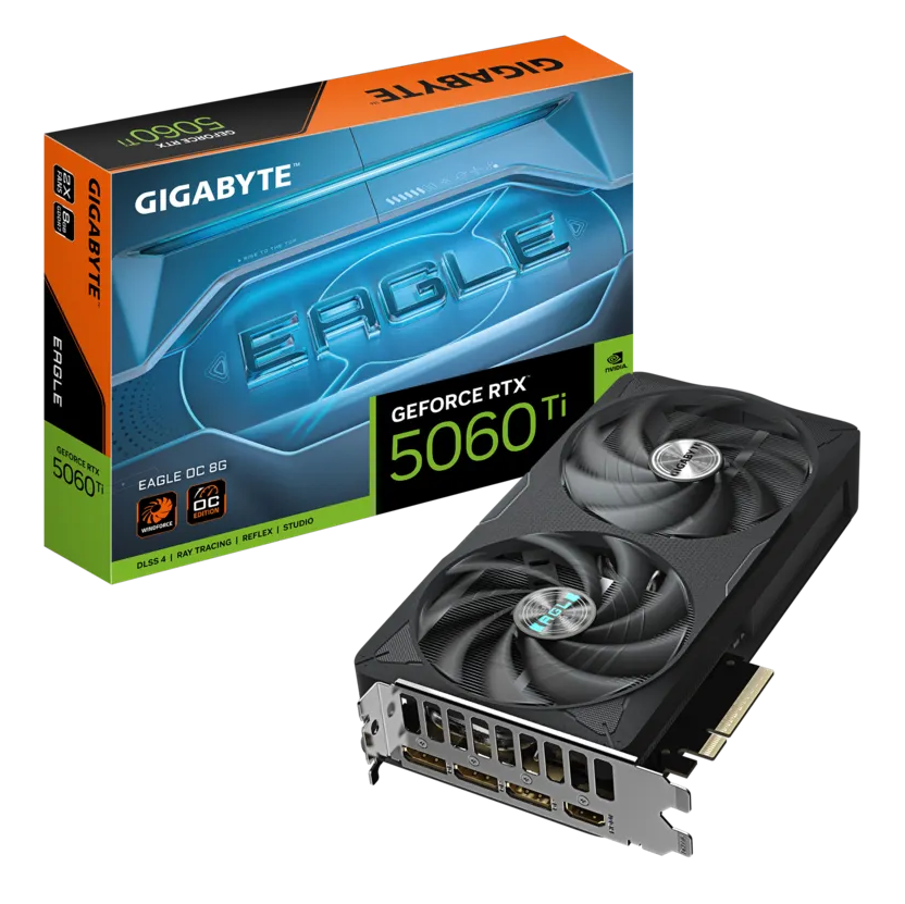 Imagen de GPU Gigabyte GeForce RTX5060 TI Eagle OC 8Gb