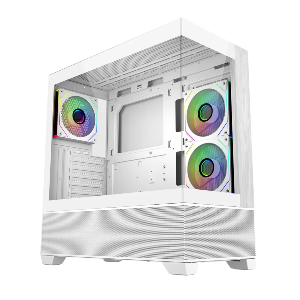 Gabinete Cooler Master Elite 690 Wood White Gabinete Cooler Master Elite 690 Wood White