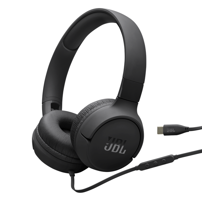 Imagen de JBL Headphone Tune 520C USB-C On Ear Black