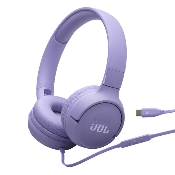 JBL Headphone Tune 520C USB-C On Ear Purple