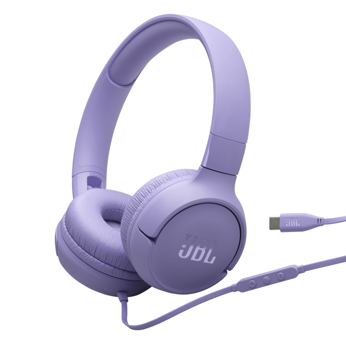 Imagen de JBL Headphone Tune 520C USB-C On Ear Purple