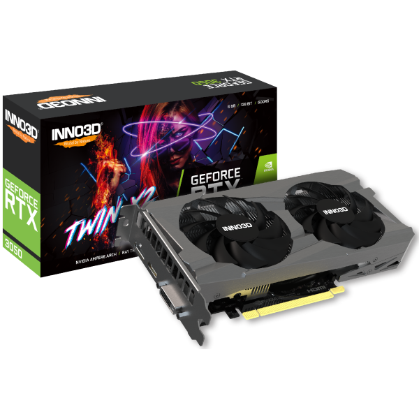 GPU Inno3d GeForce RTX 3050 6GB Twin X2 V2