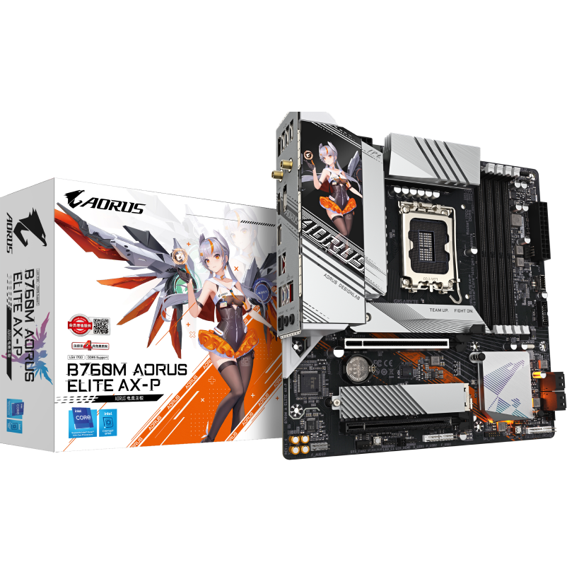 Imagen de Mother Gigabyte B760M Aorus Elite AX-P DDR5
