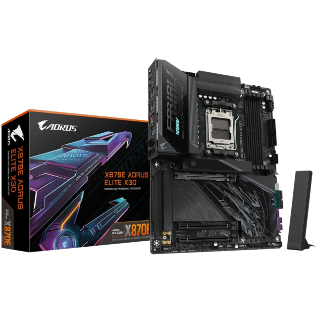 Imagen de Mother Gigabyte X870e Aorus Elite X3D BLACK