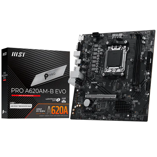 Imagen de Mother MSI PRO A620AM-B EVO AM5 DDR5