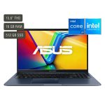 Notebook ASUS VIVOBOOK X1502VA-BQ583W i7 13620h/16Gb/512Gb PCIe/15,6/W11