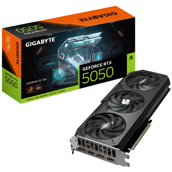 GPU Gigabyte GeForce RTX5050 Gaming OC 8GB