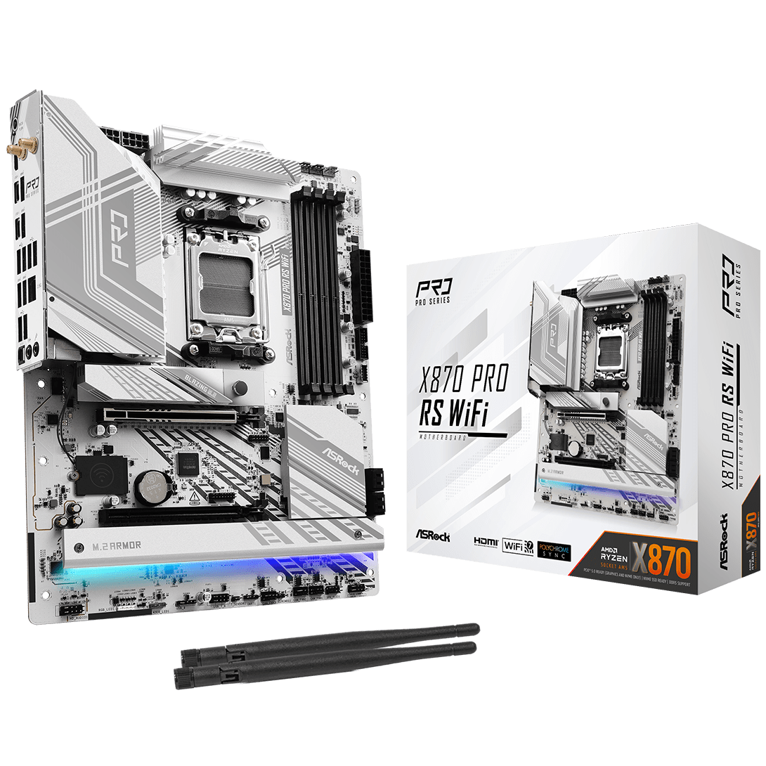 Imagen de Mother Asrock X870 PRO RS WiFi AM5 DDR5