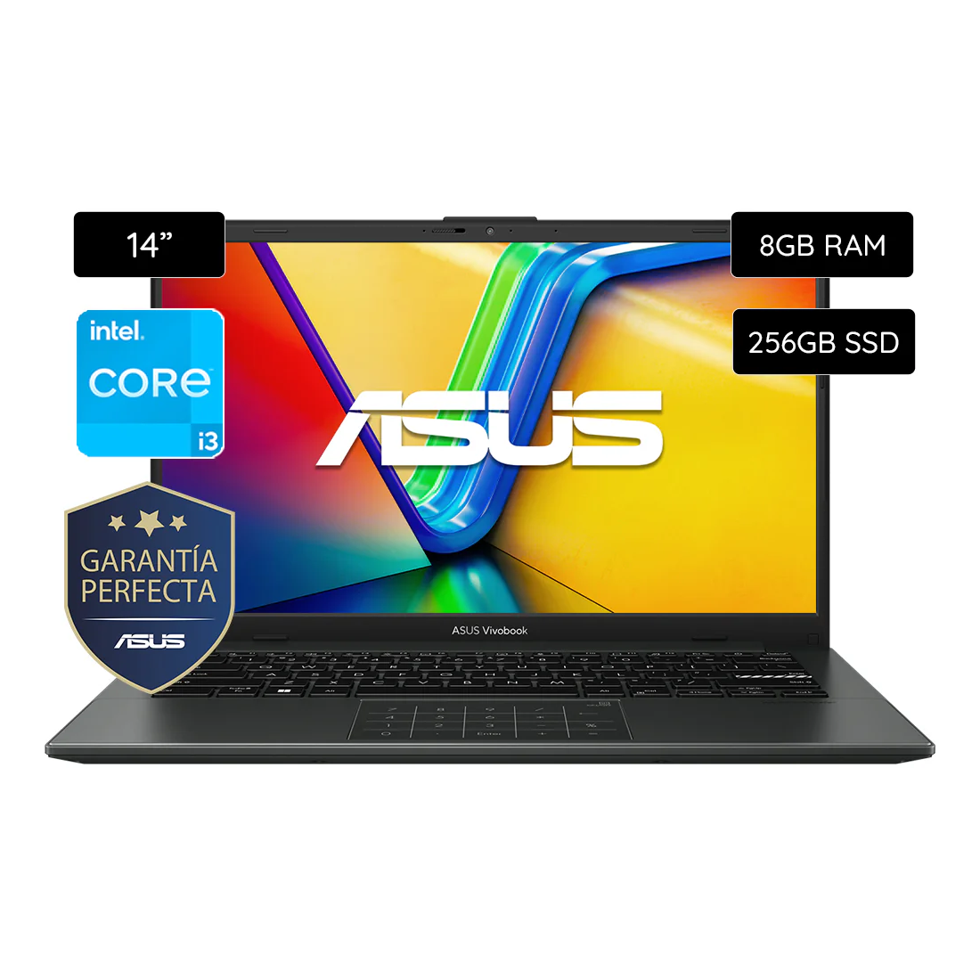 Imagen de Notebook ASUS VIVOBOOK E1404GA-NK027W i3-N305/8Gb/SSD 256Gb/14′′/W11