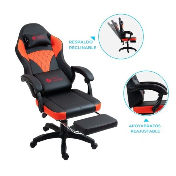 Silla Gamer Shot Blaze - Black/Orange