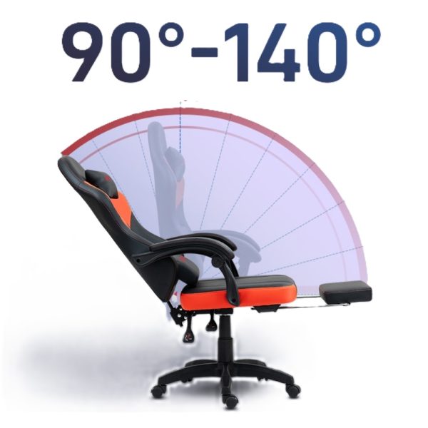 Silla Gamer Shot Blaze - Black/Orange