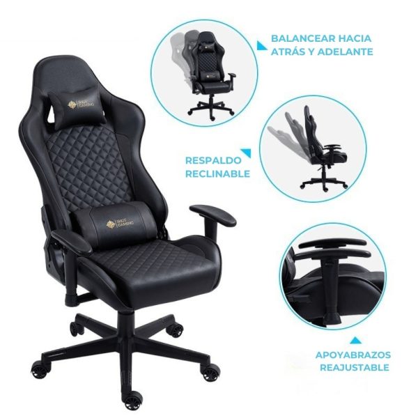 Silla Gamer Shot Gold - Golden/Black