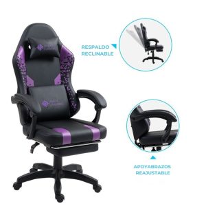 Silla Gamer Shot Shadow - Purple/Black