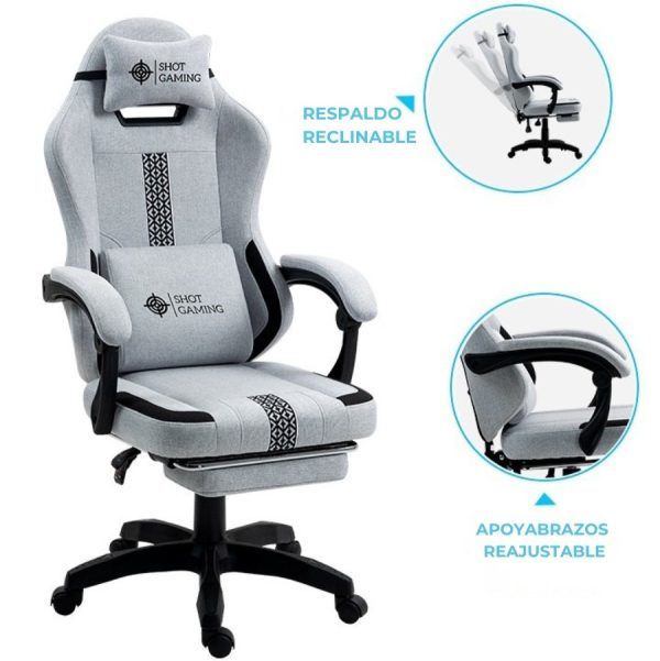 Silla Gamer Shot Viper - Grey/Black