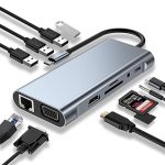 Adaptador Hiksemi USB C Multifunción 11-in-1