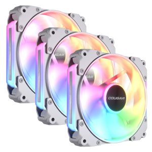 Fan Cougar Apolar 120 Reverso ARGB White Pack X3