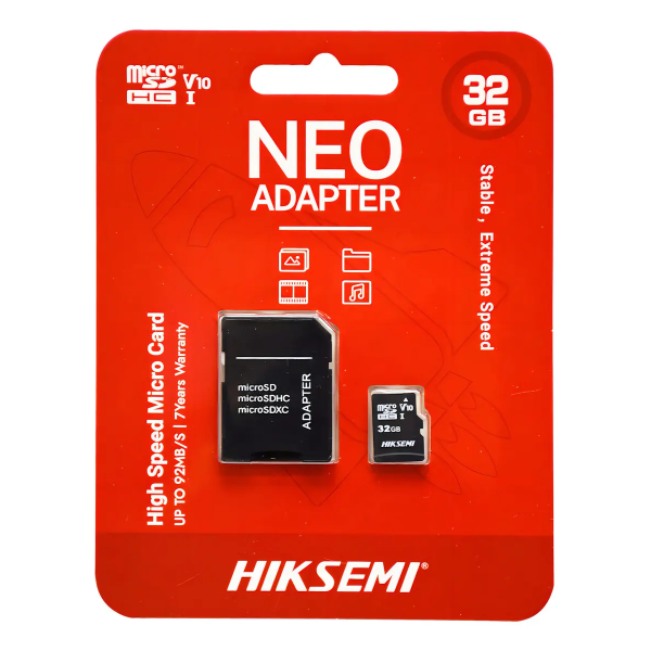 Hiksemi Neo Adapter Micro SD 32Gb C10 Hiksemi Neo Adapter Micro SD 32Gb C10