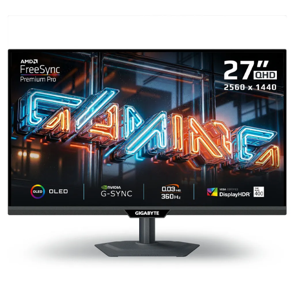 Monitor Gigabyte MO27Q3 QHD 27" QD-OLED