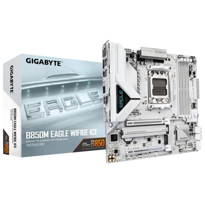 Imagen de Mother Gigabyte B850M Eagle WiFi6e ICE