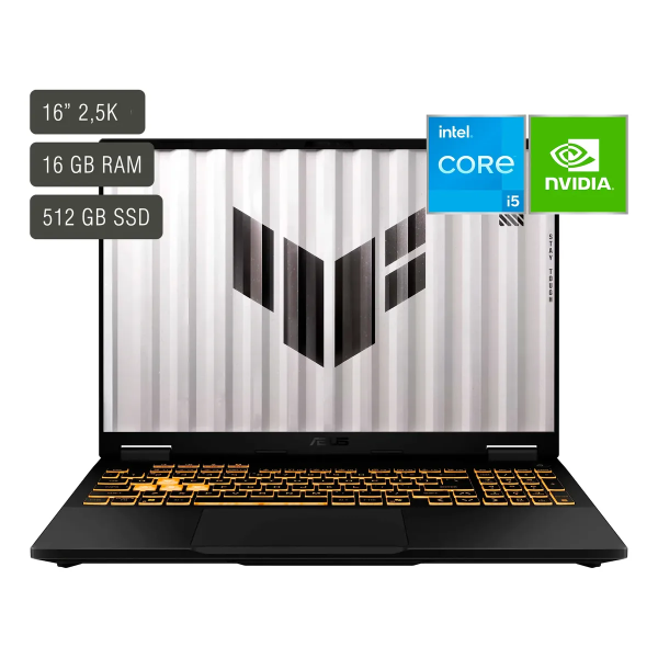 Notebook Asus TUF FX608JH-QT129W i5-13450HX/16Gb/512Gb NVMe/RTX5050/16"/W11 Notebook Asus TUF FX608JH-QT129W i5-13450HX/16Gb/512Gb NVMe/RTX5050/16"/W11