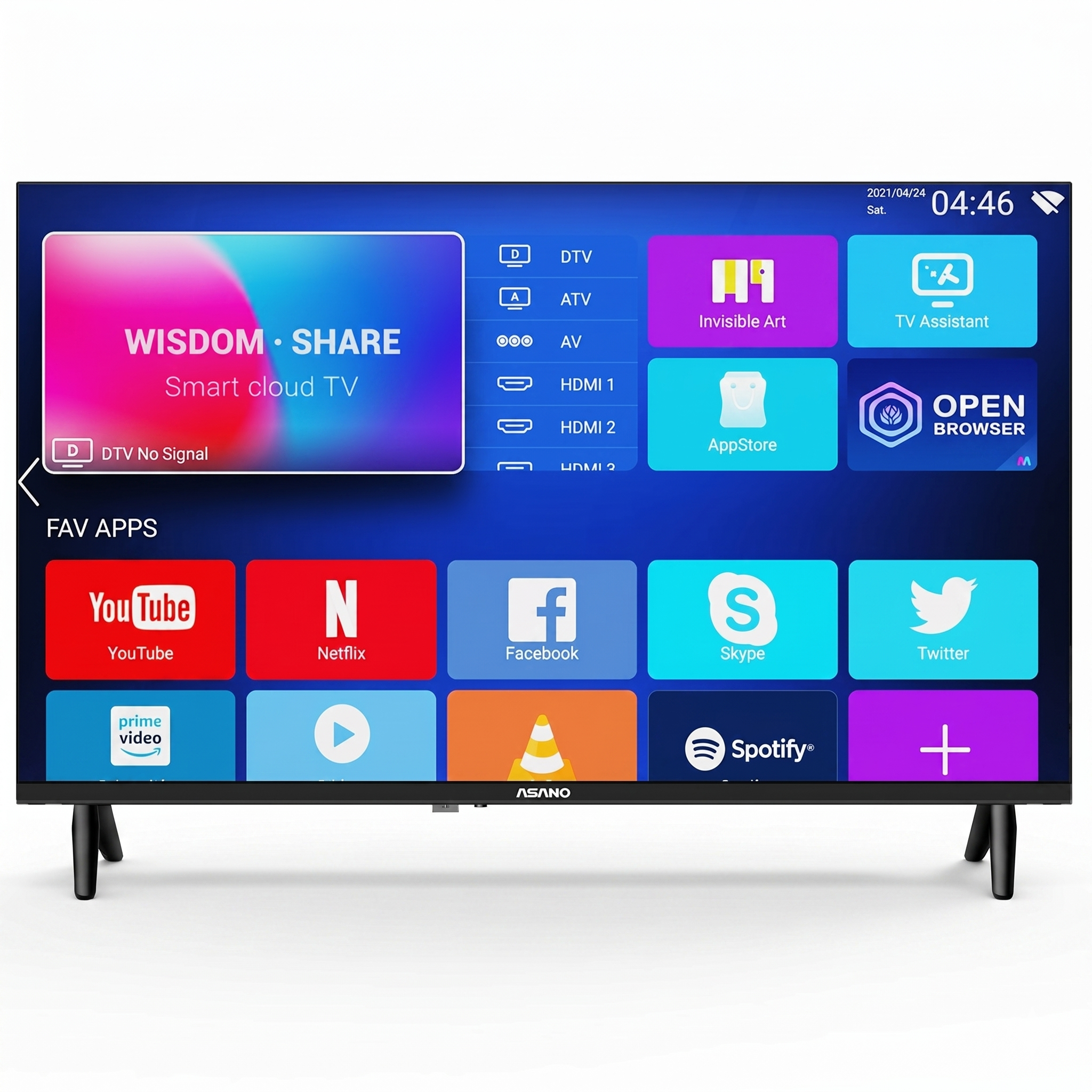 Imagen de TV LED Asano Smart 32′′ D1 Frameless